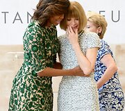 Michelle Obama ir Anna Wintour