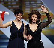 Alice Rohrwacher ir Sophia Loren 
