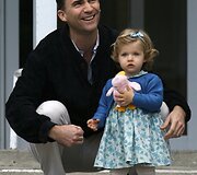 Ispanijos karalius Felipe VI su dukra Leonor 2007-aisiais