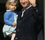 Ispanijos karalius Felipe VI su dukra Leonor 2007-aisiais
