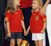 Princesės Leonor ir Sofia 2010-aisiais