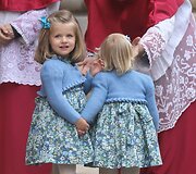 Ispanijos princesės Leonor ir Sofia 2009-aisiais