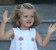 Ispanijos princesė Leonor 2008-aisiais