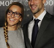 Novakas Džokovičius ir Jelena Ristič