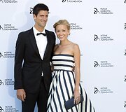 Novakas Džokovičius ir Jelena Ristič