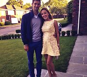 Novakas Džokovičius ir Jelena Ristič