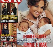 Jennifer Lopez su dvynukais Maxu ir Emme 2008-aisiais