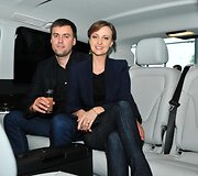 Lina Bražinskaitė-Tupikovskienė su vyru