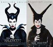 Liamas Martinas imituoja Angeliną Jolie