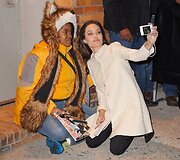 Angelina Jolie su gerbėja Techna