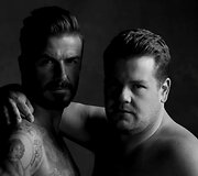 Davidas Beckhamas ir Jamesas Cordenas