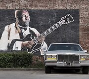 Grafitis su B.B.Kingu Misisipėje