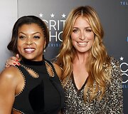 Geriausia dramos aktorė Taraji P. Henson ir geriausia TV laidų vedėja Cat Deeley