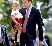 Princas Williamas su sūnumi George'u