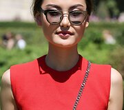 Modelis Amalie Gassmann &bdquo;Christian Dior&ldquo; kolekcijos pristatyme
