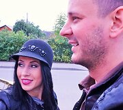 Ingrida Kazlauskaitė su bičiuliu Dovydu
