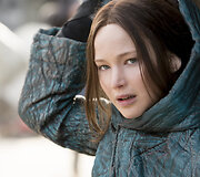 Jennifer Lawrence filme &bdquo;Bado žaidynės: Strazdas Giesmininkas. 2 dalis&ldquo;