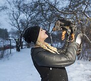 Skaiva Kraujalė su augintiniu