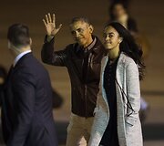 Barackas Obama su dukra Malia