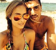 Graziano Pelle su mergina Viktoria Varga 