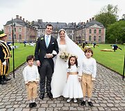 Belgijos princesės Alix de Ligne ir grafo Guillaume'o de Dampierre'o vestuvės