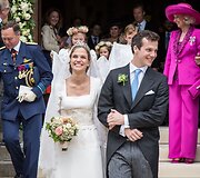 Belgijos princesės Alix de Ligne ir grafo Guillaume'o de Dampierre'o vestuvės
