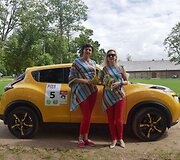 Moterų ralio &bdquo;Už saugų vairavimą&ldquo; akimirka