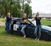 Moterų ralio &bdquo;Už saugų vairavimą&ldquo; akimirka