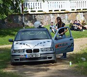 Moterų ralio &bdquo;Už saugų vairavimą&ldquo; akimirka