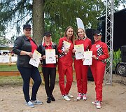 Moterų ralio &bdquo;Už saugų vairavimą&ldquo; akimirka