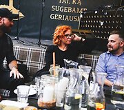 Damianas Clarkas, Gintarė Latvėnaitė ir Kirilas Glu&scaron;ajevas