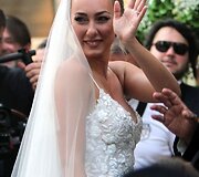 Cristel Carrisi ir Davoro Luk&scaron;ičiaus vestuvės