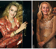 Jerry Hall 1985 ir 2016 metais