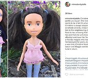 Australės Miriam perkurta lėlė