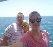 Vaida Genytė su &scaron;eima Egipte