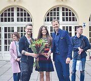 Antanas Mažonas, Agnė Jurgilaitė ir Nerijus Ju&scaron;ka