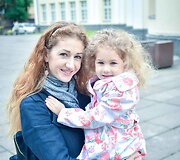  Gintarė Slausgalvienė su dukra