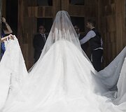 &bdquo;Swarovski&ldquo; paveldėtojos Victorios Swarovski vestuvių akimirka