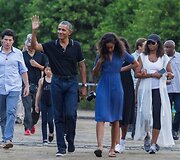 Barackas Obama su &scaron;eima Indonezijoje