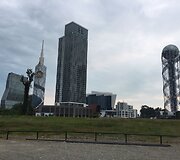 Au&scaron;ros Kleizaitės kelionės po Gruziją akimirka