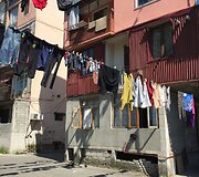 Au&scaron;ros Kleizaitės kelionės po Gruziją akimirka