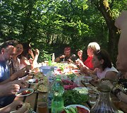 Au&scaron;ros Kleizaitės kelionės po Gruziją akimirka