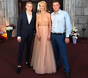 Kristina Orbakaitė Nikitos Presniakovo ir Alionos Krasnovos vestuvėse