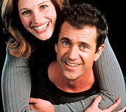 Julia Roberts ir Melas Gibsonas (1997 m.)