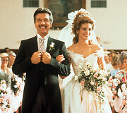 Tomas Skerrittas ir Julia Roberts filme &bdquo;Plieninės magnolijos&ldquo; (1989 m.)
