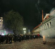 Naujųjų 2012-ųjų metų sutikimas Kaune, Rotu&scaron;ės aik&scaron;tėje.
