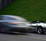 Chromine plėvele apklijuota &bdquo;Chevrolet Corvette&ldquo;