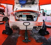 &bdquo;Halls Winter Rally 2012&ldquo; serviso zona