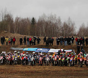 Motociklų &bdquo;Cross country&ldquo; varžybos Biržų raj., Paąžuolės žvyro karjere
