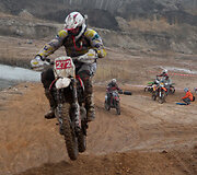 Motociklų &bdquo;Cross country&ldquo; varžybos Biržų raj., Paąžuolės žvyro karjere